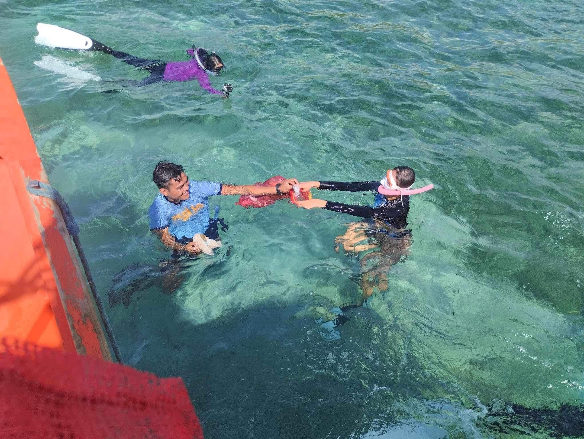 KKDAT Nakiisa Sa Isinagawang Underwater At Coastal Clean Up Drive