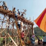 PNP at komunidad, nagkaisa para sa konstruksyon ng school gymnasium sa Ifugao