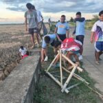 SMCFC at Sangguniang Kabataan ng Brgy. Sinili, nagkaisa sa clean-up drive sa Santiago City