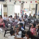 Mga mag-aaral sa Moalboal, nakikahok sa lecture at disaster preparedness ng mga awtoridad