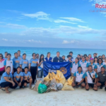 Rotaract Club, PNP at iba’ t ibang sektor, nagkaisa sa Coastal Clean-up Drive sa Boracay
