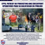 Leyte PPO, pinaigting ang Checkpoint Operations sa buong lalawigan