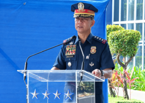 Officer-Addressing-Ceremony-at-Clear-Podium