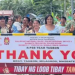 PRO 5 at pribadong sektor, naghandog ng badac barricades para sa ligtas at drug-free na masbate